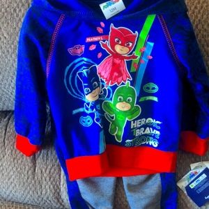 PJ masks sweat suit set